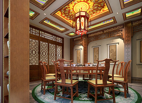 辽源中式古典风格家居装修设计效果图